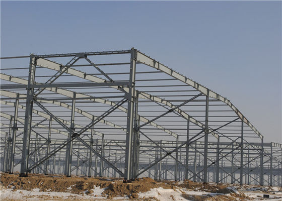 건설을 구축하는 산업 현대 PEB 강철 빌딩 철골 구조물