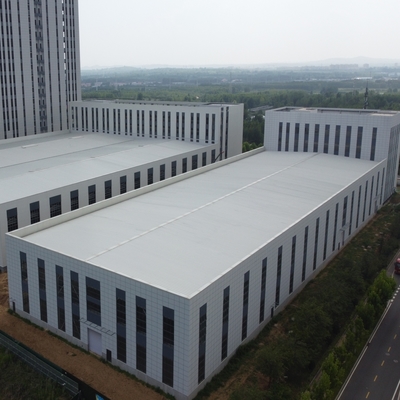 오버헤드 크레인 (Averhead Crane) 을 갖춘 프리팩트 철강 구조 작업장
