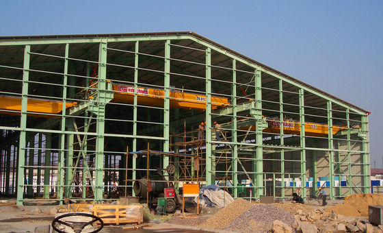 천장 기중기/조립식 금속 작업장을 가진 전 설계된 금속 작업장 건물