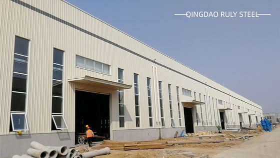 H 섹션 프레임 부품 전공 철강 작업장 높은 바람 저항 무료 사용자 정의