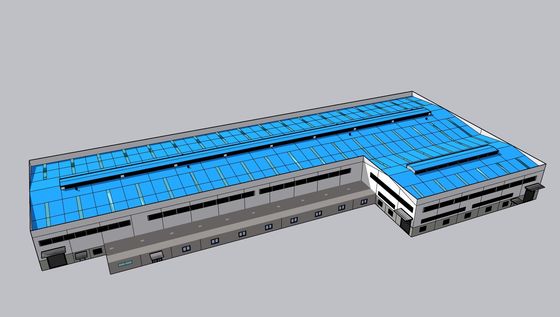 CE/ISO/SGS 인증 창고와 함께 고온 롤링 맞춤형 전공 철강 구조 건물
