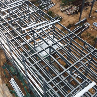 Prefabricated Steel Structure Multi-Stoery Workshop and Office Building