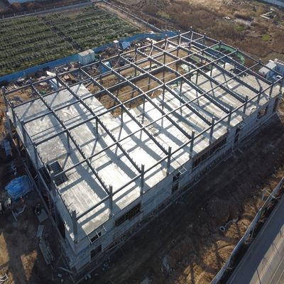 미즈나인 (mezzanine) 을 가진 맞춤형 전공 철강 차량 창고