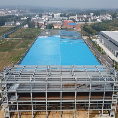 크레인 시스템과 함께 다층 철기 프레임 빌딩