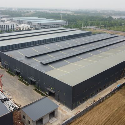 시멘트 공장 저장용 중공제철 구조물 창고 Q235B/Q355B 철강