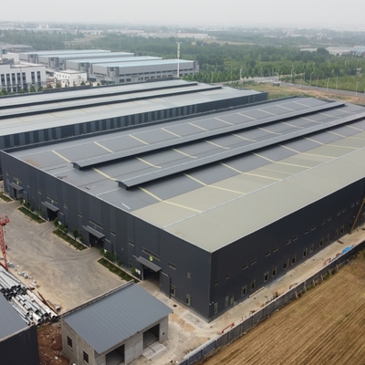 Prefab 철강 구조 건물 Q235B Q355B ASTM A36 인증