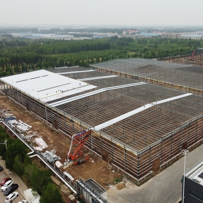 50 년 수명 과 함께 Prefab 철강 구조물 창고 작업실