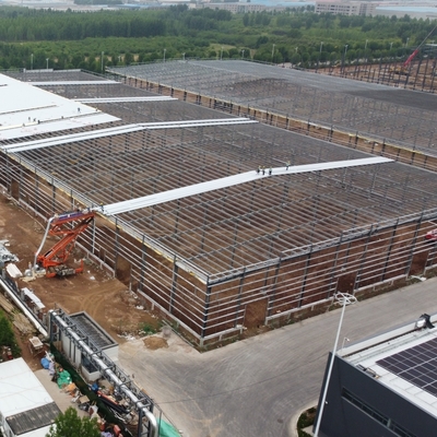 전공형 가벼운 철강 구조 창고 Q235B Q355B ASTM A36