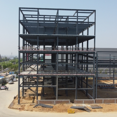오피스 젤리화 바닥 데크와 함께 Prefab 강철 창고