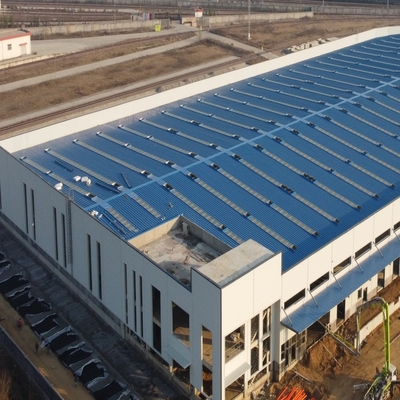 전공 철강 구조 창고 포털 프레임 Q235B Q355B ASTM A36