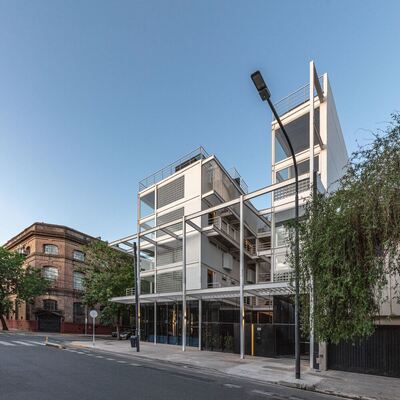 현대식 강철 구조 아파트 건물, 내구성이 뛰어난 조립식 주택, 도시 생활을 위한 주택