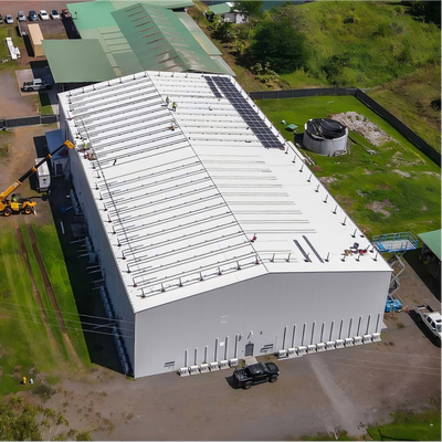 식품 생산 공장을 위한 자유로운 디자인 조립식 강철 구조물 창고