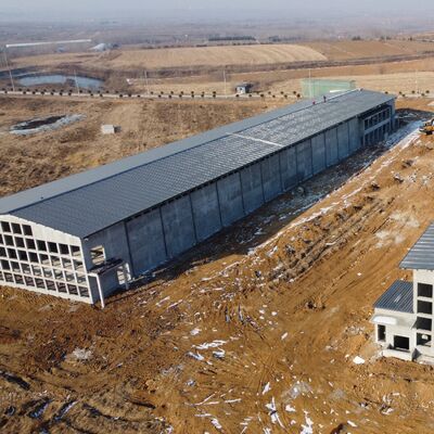 전조 단열 철강 구조층 농장용 가축집